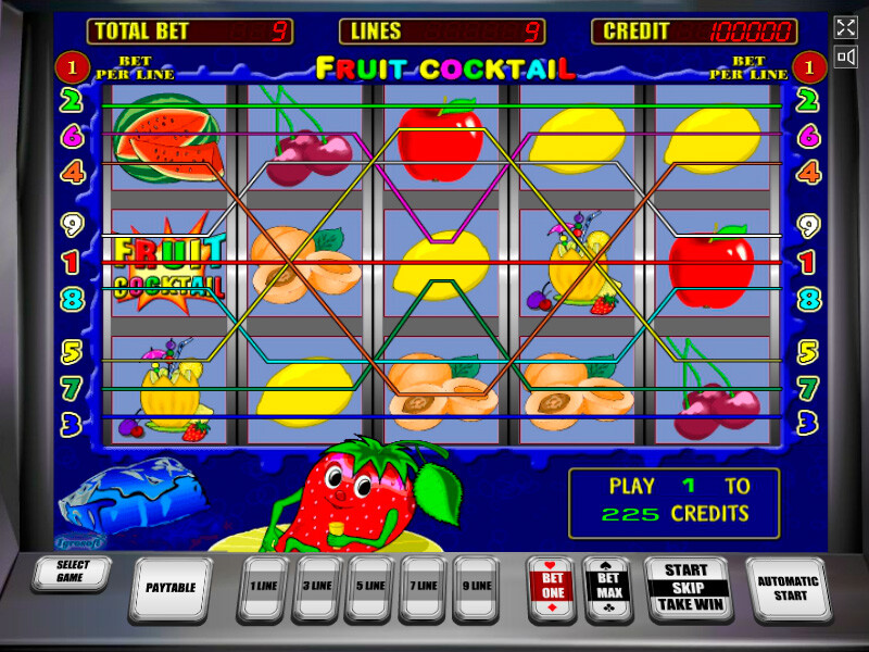 Игровой автомат Fruit Cocktail